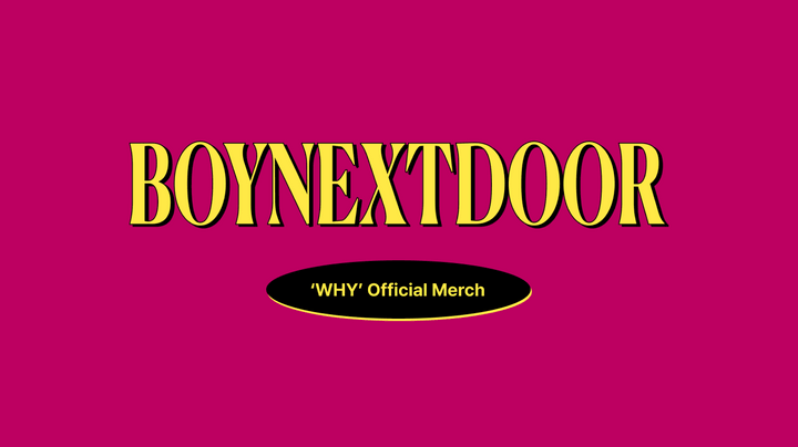 BOYNEXTDOOR 1st EP [WHY..] OFFICIAL MERCH
